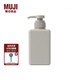 無印良品（MUJI）PETG補(bǔ)充瓶 ZF0S081 分裝瓶 灰色400ml