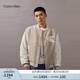 Calvin KleinJeans春秋男士ck休閑通勤學(xué)院風(fēng)撞色拼接刺繡棒球服外套J324433 PED-奶茶咖 M