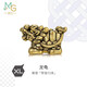 周生生男士禮物 黃金轉運珠 龍龜XL金錢(qián)龜串珠不含手繩94385C定價(jià)