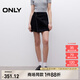 ONLY2025夏季新款個(gè)性時(shí)髦高腰A字褲裙短褲牛仔褲女|125243002 J19 黑牛仔 M