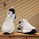 美國(guó)馬球協(xié)會(huì)（U.S.POLO ASSN.）保羅男鞋夏季新款透氣厚底休閑鞋低幫網(wǎng)面阿甘鞋運(yùn)動(dòng)跑步鞋子男