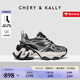 CHERY KALLY戚薇同款輕奢厚底老爹鞋女時尚2025春夏新款鞋子潮流增高運動女鞋 CHERY&KALLY 銀灰色 36