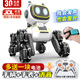 活石（LIVING STONES）智能機器狗兒童玩具遙控汽車(chē)ai3-6-8-10-12歲男孩生日新年禮物 【2組鋰電池+語(yǔ)音+手表+手柄三控】機器狗-禮盒
