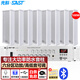 先科（SAST）ST-619室外防水壁掛音柱100W戶(hù)外音響喇叭藍牙功放套裝校園公共廣播系統學(xué)校車(chē)間音箱 一拖八