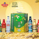 青島啤酒（TsingTao）中秋禮盒啤酒10瓶混裝中秋送禮 臻滿(mǎn)鴻福 青島生產(chǎn)全家福禮盒 355mL 10瓶