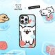 CASETIFY Maltese線條小狗系列 冰鎮(zhèn)西瓜  適用于iPhone 16/15 Pro/Max 蘋果手機(jī)殼 透明黑框 iPhone 16 Pro Max