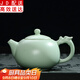 正揚(yáng) 汝窯茶壺仿宋開片汝瓷釉蓋碗功夫茶具陶瓷泡茶壺茶道 沖茶壺茶海 天青汝窯-茶壺-祥龍壺