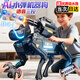 kidsdeer智能機器狗兒童玩具男孩機械狗仿生人ai編程生日禮物遙控汽車(chē) 【可發(fā)射水彈+語(yǔ)音+遙控+APP】AI智能機器狗-禮盒-黑 6-8-12歲