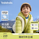 巴拉巴拉（BALABALA）童裝兒童羽絨服兩件套男童女童寶寶冬裝連帽外套 綠白色調(diào)00341 100 充絨量31g