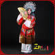 正龍戲裝京劇戲劇戲曲服裝中式鳳冠霞披貴妃醉酒戲服鳳蟒袍普女蟒 紅色 衣服水袖