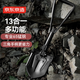 京東京造 戶外工兵鏟多功能車載 加厚鏟鐵鍬折疊釣魚戶外越野三角握柄鏟雪