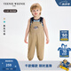 Teenie Weenie Kids小熊童裝25夏季新款男女寶寶寬松涼感背帶長(zhǎng)褲 米色 110 cm