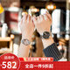 卡西歐(CASIO)情侶手表 防水石英對表 MTP-1374D-1A/1358D-4A