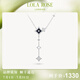 LOLA ROSE羅拉玫瑰閃星系列項(xiàng)鏈項(xiàng)鏈女鎖骨鏈女生日禮物節(jié)日禮物送女友 LR50104-藍(lán)砂石