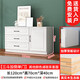 小米米店2025新款豪華實木五斗柜收納柜現(xiàn)代簡約客廳床頭臥室儲物柜 【三斗加側(cè)單門】120*40*70cm 整裝