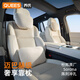 喬氏（Qiaoshi）汽車(chē)腰靠開(kāi)車(chē)護腰車(chē)用座椅腰托車(chē)載靠枕靠背墊頭枕車(chē)內護頸枕 【腰頸倍護】 米色頭枕腰靠組合 【美國杜邦Sorona棉芯+YKK拉鏈】