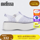Melissa（梅麗莎）時(shí)尚編織厚底果凍女士羅馬涼鞋33556 水晶色/白色 39