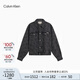 Calvin KleinJeans25秋季新款男士潮流美式復古ck滿(mǎn)印純棉牛仔外套4RD784G