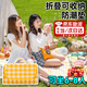 防潮墊帳篷加厚防潮墊戶外露營(yíng)防水睡墊鋁膜野餐地墊打地鋪專用 【可折疊收納2-4人】1*1.5米