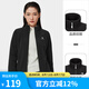 駱駝（CAMEL）戶外抓絨衣女加絨保暖搖粒絨衛(wèi)衣加厚外套沖鋒衣內膽 A0W118153，曜石黑，女 L