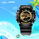卡西歐（CASIO） G-SHOCK 卡西歐黑金運(yùn)動(dòng)男士手表石英電子表送男士友禮物禮物 GA-110GB-1APR-200米防水