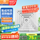 金羚（JINLING）集成吊頂排氣扇衛(wèi)生間排風(fēng)扇廁所換氣BPT10-22-1D銀色
