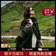 辛瓦伊·克洛斯官網(wǎng)秋冬季旅游斗篷披肩女保暖外搭大外套披風生日禮物送女友老婆 CK圍巾-水墨色【限定禮盒包裝】
