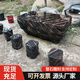 幻槐石桌石雕桌椅石凳庭院一套花園戶外茶臺公園天然大理石花崗巖桌子 單個(gè)石桌50cm