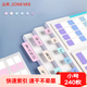 眾未（JONEVEE）索引貼莫蘭迪6色小號(hào)240枚標(biāo)簽貼透明便利貼紙辦文具公家用品可書(shū)寫(xiě)便簽歸類錯(cuò)題記事書(shū)簽貼MS1024