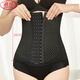 浪莎（LangSha）男女士減肥收腹帶束腰封透氣瘦身肚腩減肚子順產(chǎn)后束縛大碼塑身衣 黑色【加寬版】 28cm XL 140-155斤