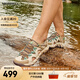 邁樂(lè)（Merrell）運(yùn)動(dòng)戶(hù)外新溯溪鞋涼鞋MAIPO SIEVE輕便透氣防滑戶(hù)外露營(yíng)休閑涼鞋 J038480米綠紫 女 38