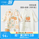 十月結(jié)晶嬰兒衣服連體衣初春四季純棉新生嬰幼兒哈衣滿月寶寶空調(diào)服 柿柿如意【2件裝】 52cm