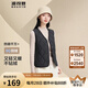 波司登（BOSIDENG）【斷碼清倉(cāng)】輕薄羽絨服女款90絨葫蘆紋輕盈便攜馬甲保暖內(nèi)膽背心 【店長(zhǎng)推薦】黑色8056 L 170/92A