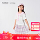 巴拉巴拉【miiiiichan IP商場(chǎng)同款】女童套裝夏兒童裝2025兩件套 紅色調00366 140
