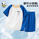 史努比（SNOOPY）童裝男童速干套裝兒童涼爽運動(dòng)服學(xué)生短袖T恤短褲休閑服夏季薄款