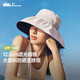 蕉下（beneunder）遮陽(yáng)帽防曬帽女大帽檐漁夫帽子海邊度假爬山裝備夏季太陽(yáng)帽粉