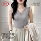 浪莎背心女吊帶內搭夏季打底衫蕾絲無(wú)袖上衣可外穿 灰色 均碼