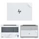 咔咔魚(yú)惠普星BookPro16 2025電腦貼紙星Book15星BookPro14/13貼膜筆記本機身外殼保護膜 透明磨砂 ACD面+高清防刮屏幕膜+鍵盤(pán)膜