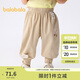 巴拉巴拉褲子嬰兒夏季薄款長褲男女童運動褲2025簡約可愛時髦209225108201