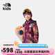 THE NORTH FACE北面童裝女童滑雪服棉服防潑水戶外|82Y6 OME/紅色印花 170 XXL（170/84）