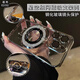 蔻殼星空細閃磁吸支架適用于蘋(píng)果16promax新款手機殼iPhone15輕奢閃粉透明14plus鏡頭全包13pro保護套 【鈦原色】電鍍閃粉背板硬殼 閃粉磁吸圓形支架 iPhone 14