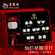 老鳳祥輕奢星期耳釘女S925銀玫瑰禮盒套裝耳飾生日紀念日禮物送女友老婆