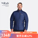 Rab 男士700蓬運(yùn)動羽絨Microlight防潑水防撕輕量羽絨服403g QDB-16 藏藍(lán)/橙-DIM L