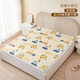 日本進(jìn)口嬰幼兒大尺寸隔尿墊防水可洗整床單笠寶寶純棉透氣床罩墊 床笠-克維爾假日-純棉款 200x230cm