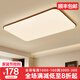 旺朵中山照明中古風(fēng)客廳吸頂燈2025新款法式大廳主燈全屋燈具套餐組合 90*60CM無極調(diào)光支持遙控+開關(guān) 無規(guī)格