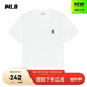 MLB短袖T恤男女時尚夏季休閑經(jīng)典純色圓領(lǐng)25新款3ATSB0153-50WHS-M
