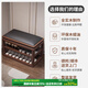 CATHYLOUTTE德國(guó)實(shí)木換鞋凳入戶鞋柜一體家用門口可坐凳穿鞋凳輕奢多功能鞋架 實(shí)木黑色坐墊60CM-整裝發(fā)貨
