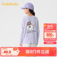 巴拉巴拉童裝女童長(cháng)袖T恤2025春裝兒童上衣【miiiiichan IP】208125100003