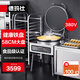 德瑪仕（DEMASHI）商用電餅鐺 大型雙面加熱 全自動(dòng)電熱大號(hào)電餅爐烤餅爐 烙餅機(jī)千層餅醬香餅機(jī)器 高端鐵盤58CM丨EJB45L-2T丨380V