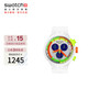 斯沃琪（Swatch）瑞士手表 BIG BOLD系列 霓虹果凍 畢業(yè)禮物時尚石英表SB02K100